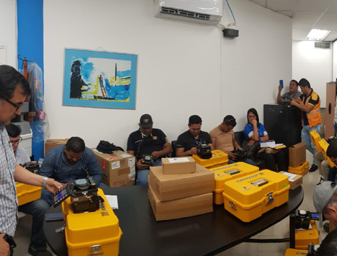 COMWAY fusion splicer  popular in the world