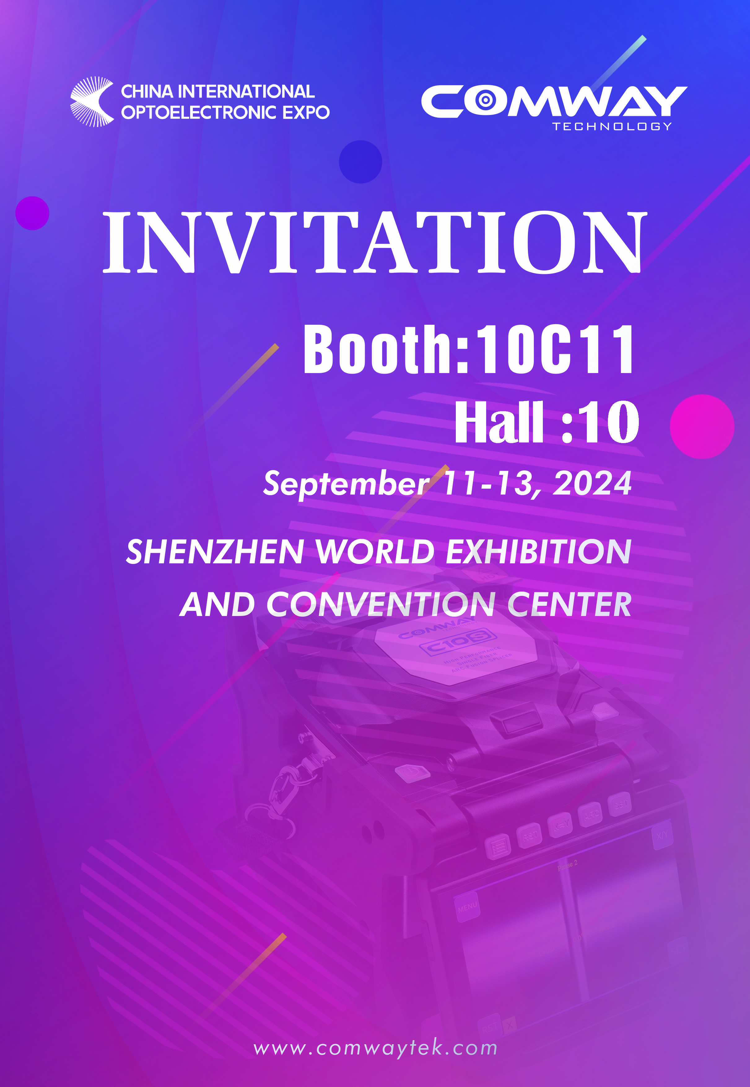 Join COMWAY at CIOE 2024